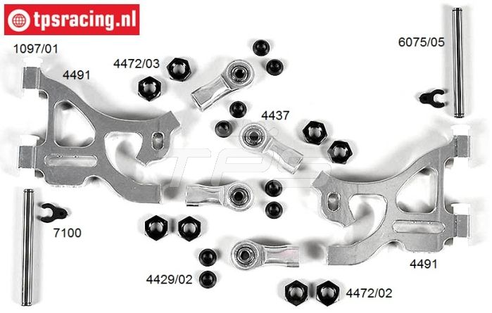FG68401 Alu-Querlenker hinten unten 1/6, Set