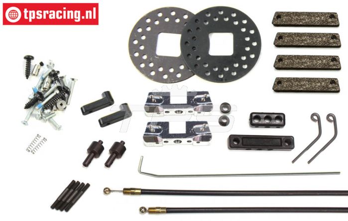 FG10451 Seilzugbremsen Formel 1 hinten, Set