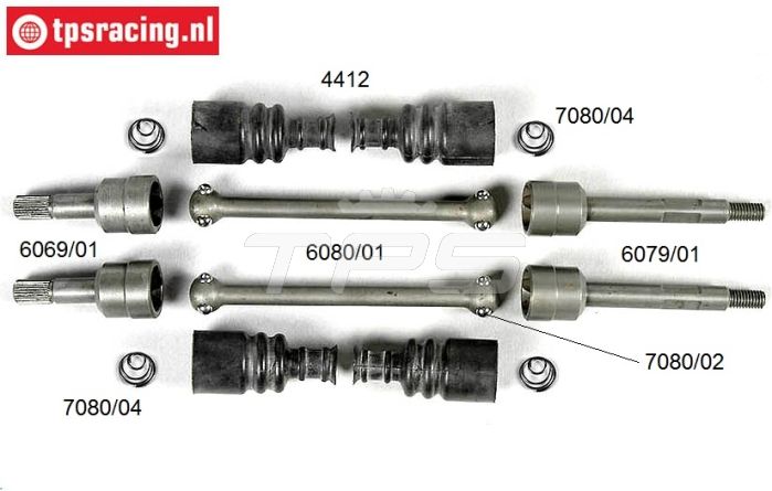 FG9472 Kugel Antrieb 1/5-1/6 B420 mm, Set