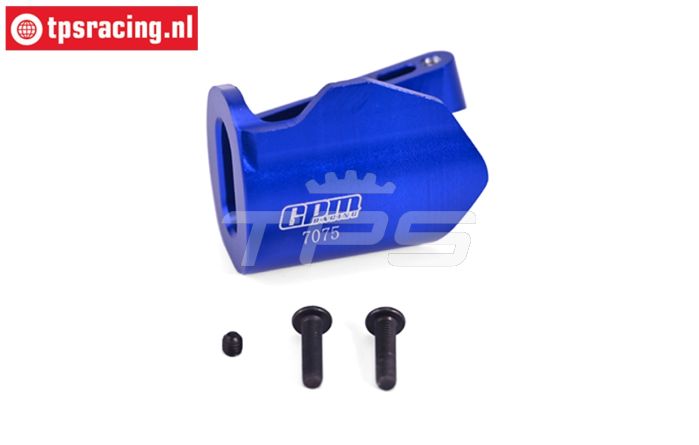 MX388-B PROMOTO Alu-Auspuff Blau, 1 St.