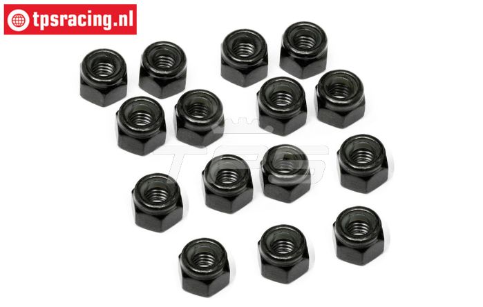 TPSZ664 Stahl Stopmutter M4, 15 St.