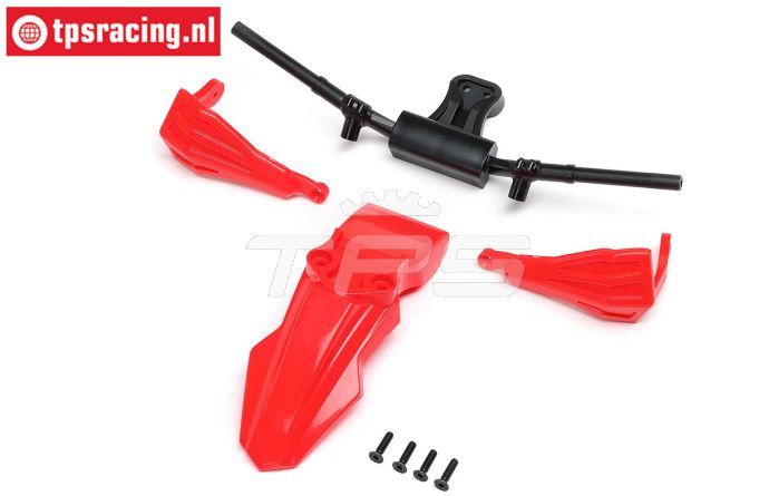 LOS-2307 Promoto Schutzblech, Lenker, Schutz Rot, Set