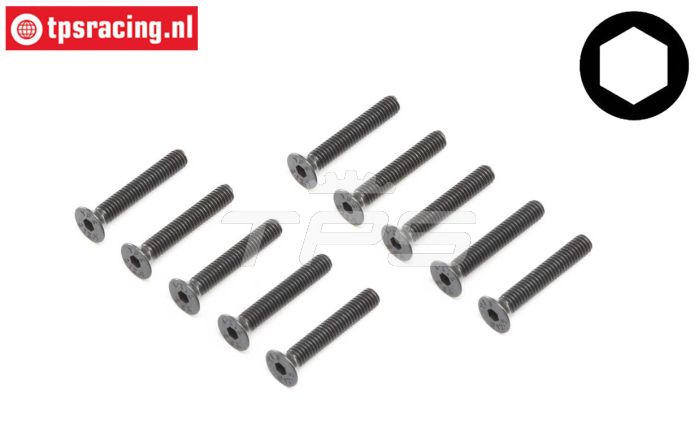 los255018 Senkkopf Schraube M4-L25 mm, 10 st
