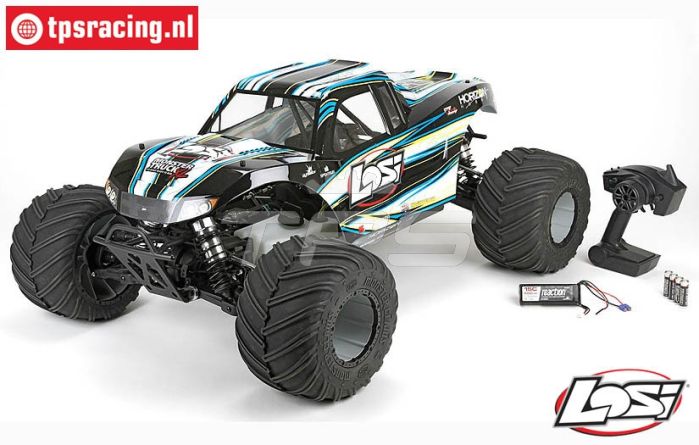 LOS05009T1 LOSI 1/5 MONSTER TRUCK XL 4WD RTR zwart