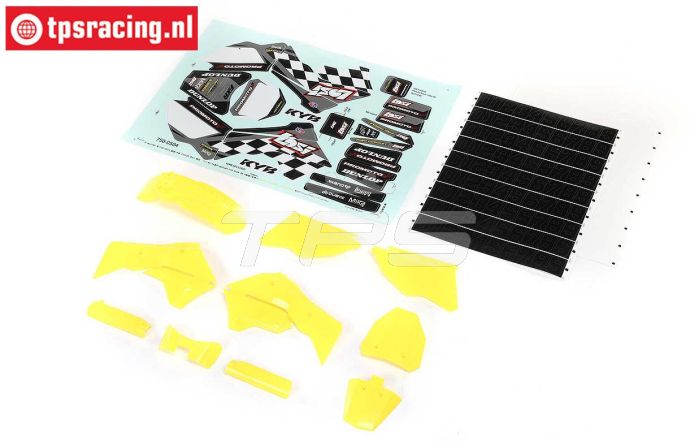 LOS260003 PROMOTO Kunststoff Teilen/Aufkl. Gelb, Set.