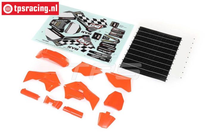 LOS260004 PROMOTO Kunststoff Teilen/Aufkl. Orange, Set.