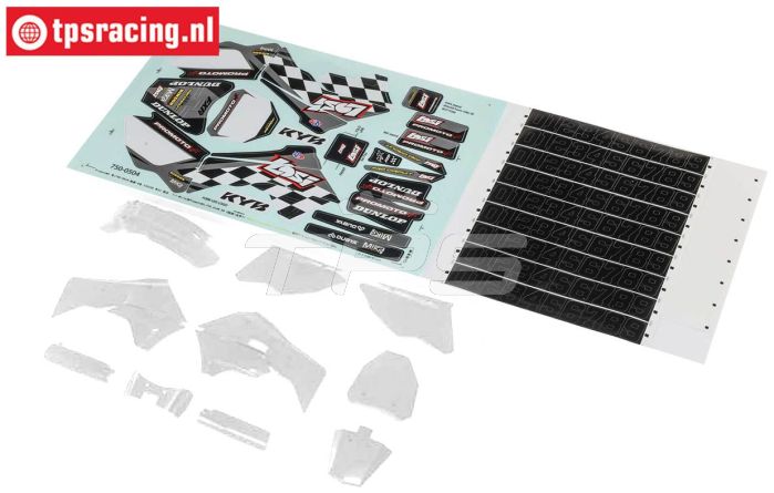 LOS260005 PROMOTO Kunststoff Teilen/Aufkl. Weiss, Set.