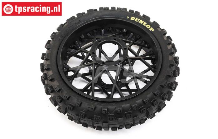 LOS46005 PROMOTO Hinterr.-Felge schwarz, 1 St.