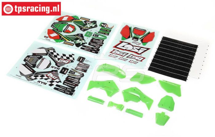LOS260002 PROMOTO Kunststoff Teilen/Aufkl. Grun, Set.