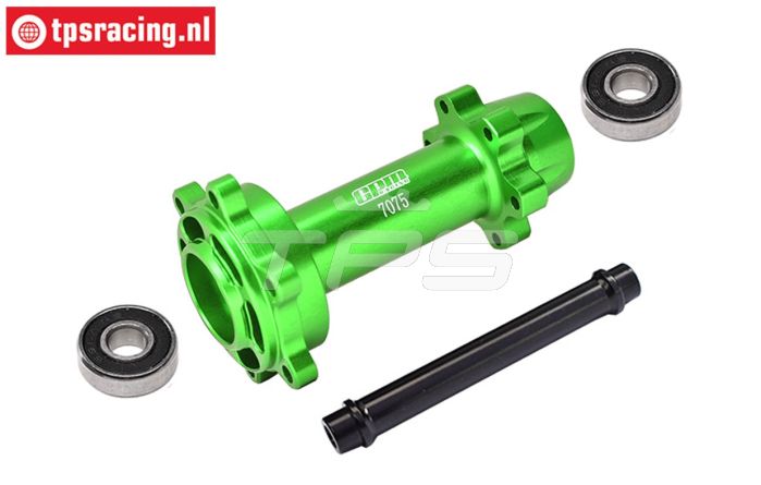 MX007-G PROMOTO Alu-Radachse hinten Grün, Set