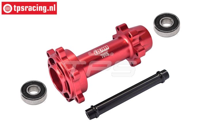 MX007-R PROMOTO Alu-Radachse hinten Rot, Set