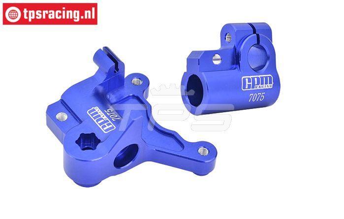 MX056-B PROMOTO Alu-Achseh. vorne Blau, Set
