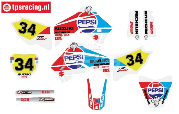 CS0980/16 PROMOTO Aufkl. Suzuki Pepsi, Set