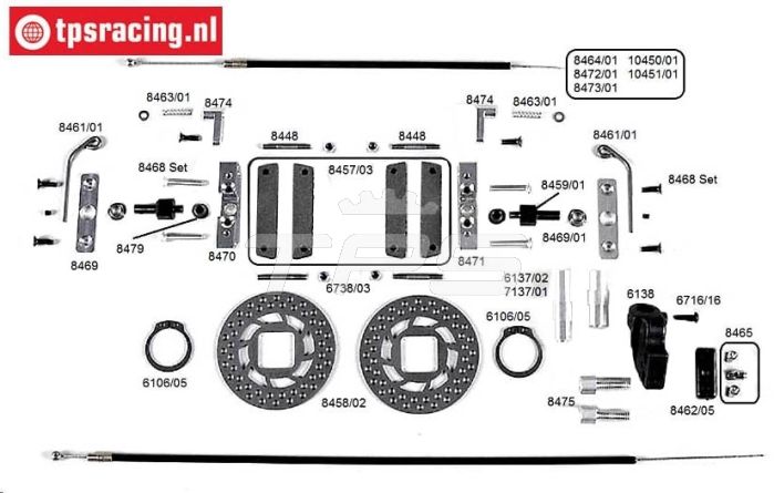 Konstruktionszeichnung Tuning Bremsen