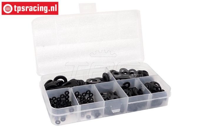 TPS1150/80 Nylonringe-Sortiment 2~8 mm, 350-tlg.
