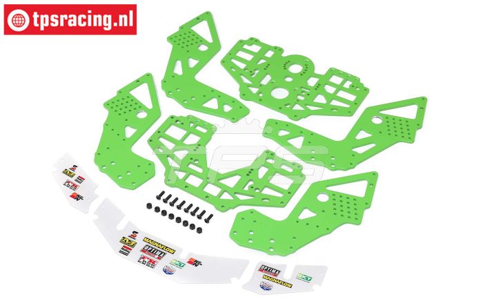 LOS-1826 LOSI LMT 2.0 Chassis Platten Grün, set