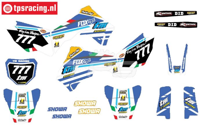 CS0980/64 PROMOTO Aufkleber TM Racing, Set