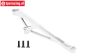 5T3/016F-S LOSI 5IVE-TE 3.0 Alu-Strebe vorne Silber, 1 St.