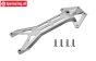 5T3/025F-GS LOSI 5IVE-TE 3.0 Alu-Strebe oben Grau, 1 St.