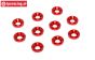 TPS1233/01 Alu-Senkring Ø3 mm Rot, 10 st.