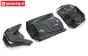 ARA411023 ARRMA Fireteam Karosserie Schwarz-Camo, set