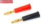 TPS0088 Bananen stekker Gold Ø4-L46 mm, 4 st.