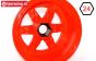 TPS5028/80RE Nylon Felge Rot Ø120-B80 mm, 2 st.