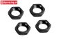 BWS55016Z Radmutter Schwarz Ø24 mm, 4 st.