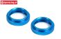 BWS55045B Stoßdämpfer mutter Blau Ø24 mm, 2 st.