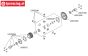 LOS252122 LOSI DBXL-E 2.0 Getriebekasten, Set
