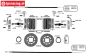 FG10452 Bowdenzug-Bremsen F1 vorne, Set