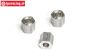 FG1183/02 Alu-Distanz 4x8x8 mm, 3 st.