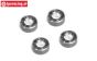 FG1213/09 Aluminium distanz Ø4-Ø7-H3 mm, 4 St.