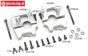 FG4476 Alu-Hinterachsbock links/rechts 2-teilig, Set