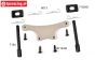 FG4483/01 Alu-Korosseriehalter vorne 1/5, Set