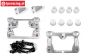 FG6496 Alu-Vorderachse 1/5-1/6 2WD, Set