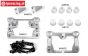 FG6496 Alu-Vorderachse 1/5-1/6 2WD, Set