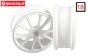 FG67205 1/6 Felge 10 Speichen Weiß Ø130-B65 mm, 2 St.