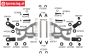 FG68401 Alu-Querlenker hinten unten 1/6, Set