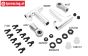 FG68412 Alu-Querlenker vorne oben 4WD, Set