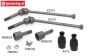 FG68431 Kreuzgelenk vorne 1/6 M8 4WD, Set