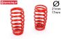 FG7286 Stoßdämpferfeder Rot Ø2,7-L57 mm, 2 st.