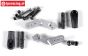 FG7478 Alu-Achsschenkel verlängerung hinten 2WD, Set