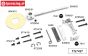 FG7497 Zentral bremse 2WD-4WD, Set
