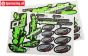 FG6159 Dekorbogen Marder Nero Buggy Grün, Set