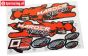 FG6158 Dekorbogen Marder Nero Buggy Rot, Set
