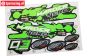 FG6159 Dekorbogen Marder Nero Buggy Grün, Set