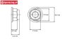 TPS1224/01 Alu-Sicherungsmutter M4 Rot, 10 st.
