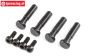 LOS244005 Achschenkelbolzen set vorne LMT Truck, 4 st.