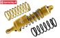 MX112-GD-TIT PROMOTO Alu-Stoßdämpfer Gold, Satz